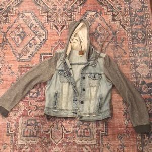 American Eagle denim hoodie